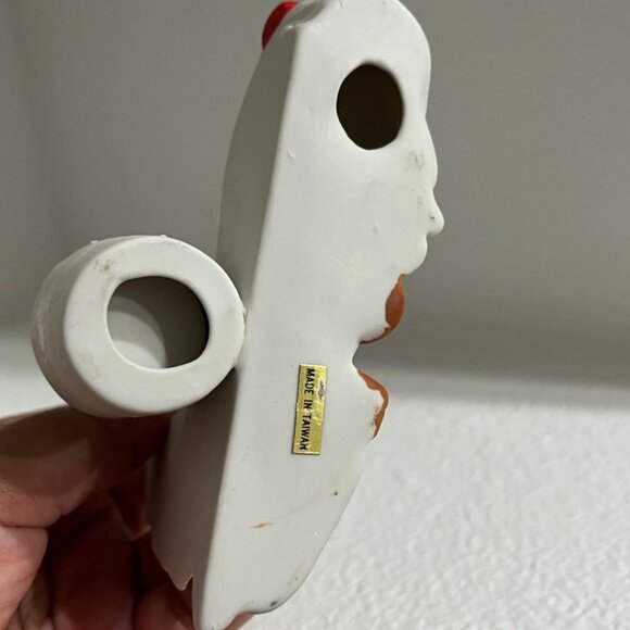 Set Of Two Hand Painted Christmas Unicorn Votive Candle Holder Holiday Trinkets - Picture 8 of 10